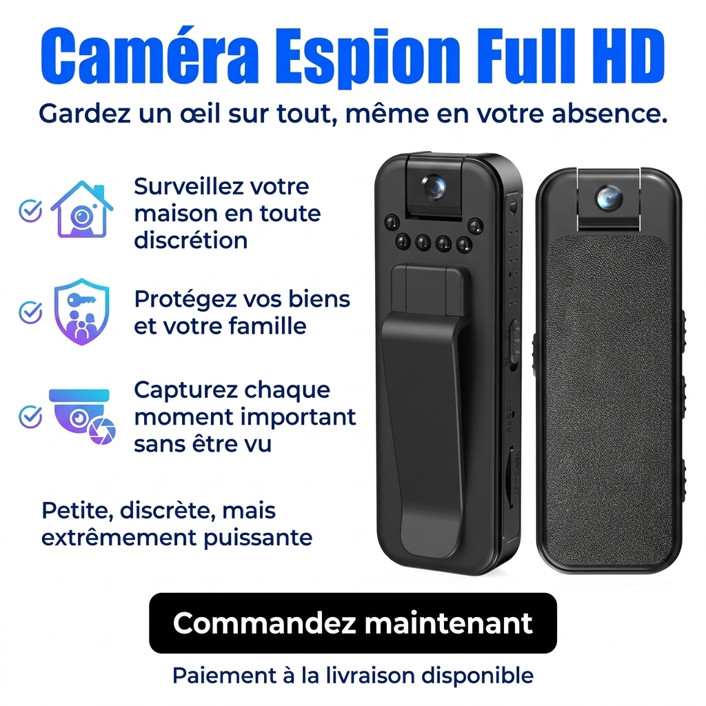 Mini Caméra Espion HD 1080P