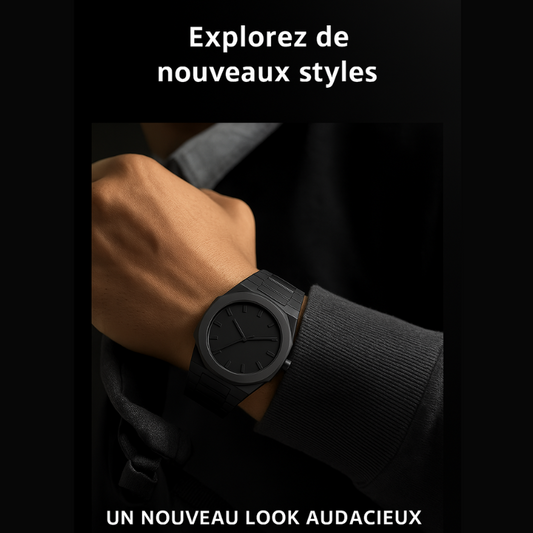 Montre Noire Polycarbone : L'Élégance Réinventée